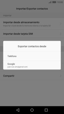 Pulsa Teléfono.