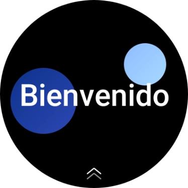 Desliza el dedo hacia arriba desde la parte inferior de la pantalla. Desliza el dedo hacia arriba desde la parte inferior de la pantalla.