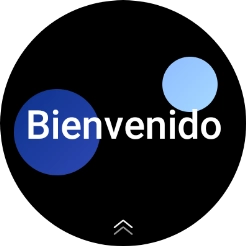 Desliza el dedo hacia arriba desde la parte inferior de la pantalla. Desliza el dedo hacia arriba desde la parte inferior de la pantalla.