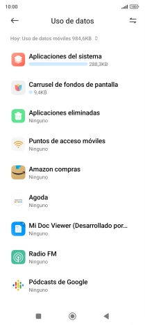 Pulsa la lista desplegable.