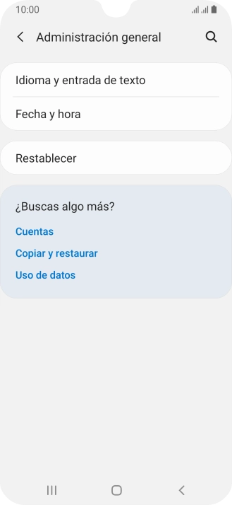 Pulsa Restablecer.