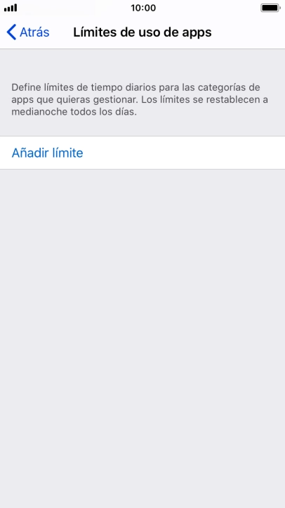 Pulsa Añadir límite. Pulsa Añadir límite.