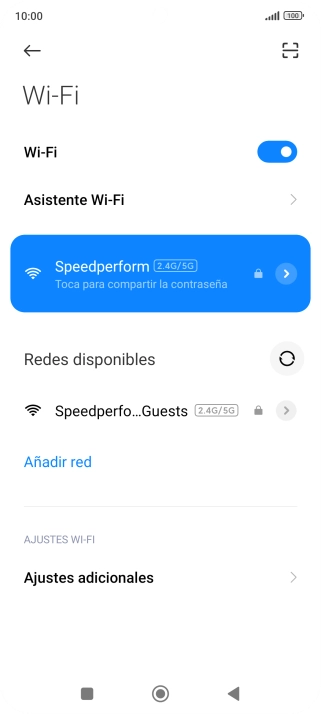 Pulsa la tecla de inicio para terminar y regresar a la pantalla de inicio.