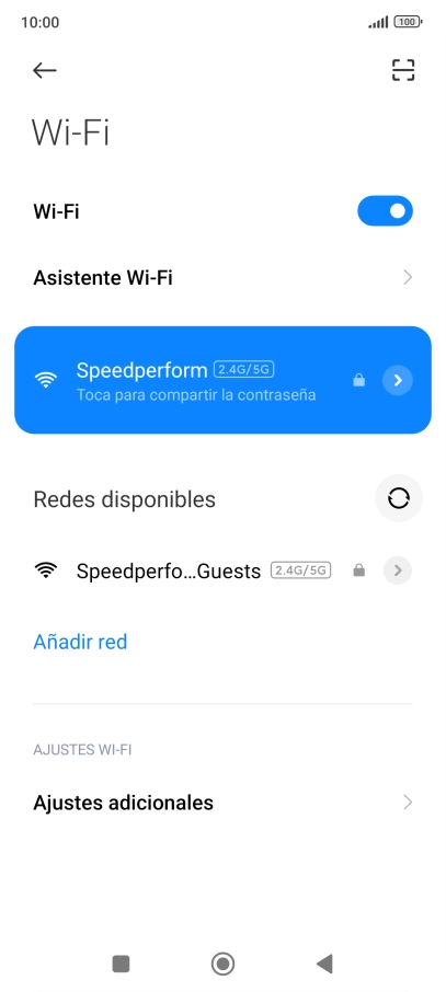 Pulsa la tecla de inicio para terminar y regresar a la pantalla de inicio.