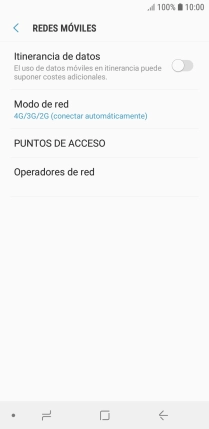 Pulsa Modo de red. Pulsa Modo de red.