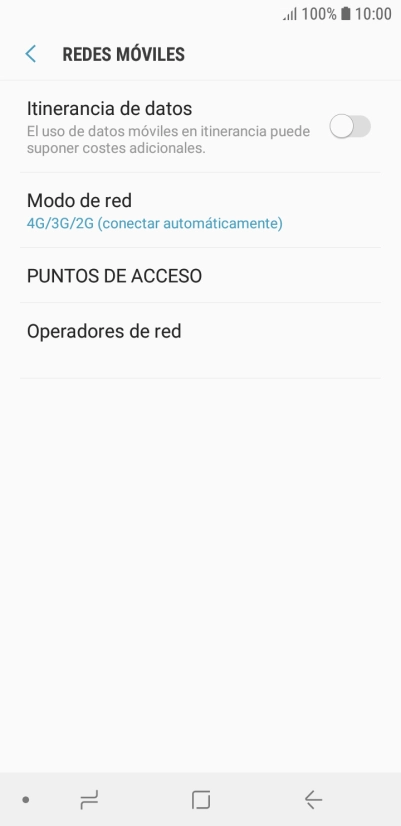 Pulsa Modo de red. Pulsa Modo de red.