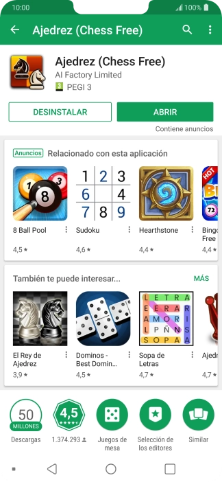 Pulsa la tecla de inicio para terminar y regresar a la pantalla de inicio. Pulsa la tecla de inicio para terminar y regresar a la pantalla de inicio.