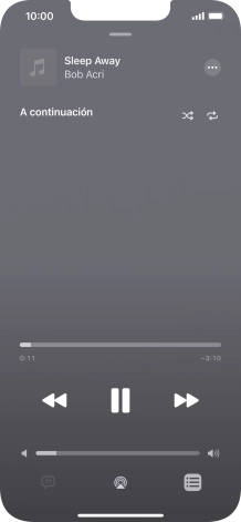 Pulsa el icono de reproducción aleatoria para activar o desactivar la función. Pulsa el icono de reproducción aleatoria para activar o desactivar la función.