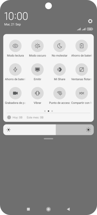 Pulsa Ahorro de batería para activar la función. Pulsa Ahorro de batería para activar la función.