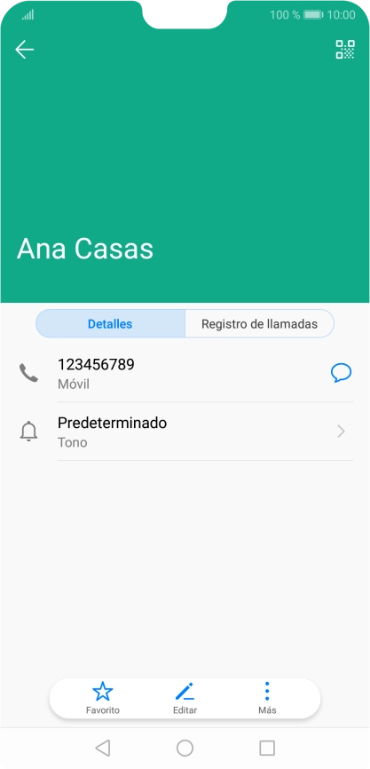 Pulsa el número de teléfono. Pulsa el número de teléfono.
