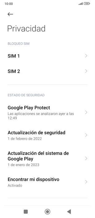 Pulsa la tarjeta SIM deseada.
