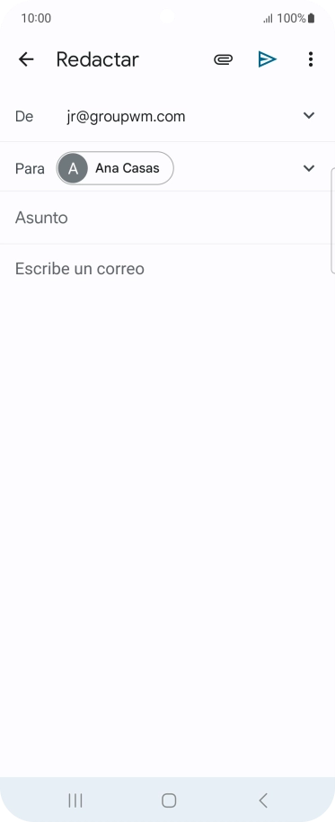 Pulsa Asunto e introduce el asunto deseado. Pulsa Asunto e introduce el asunto deseado.
