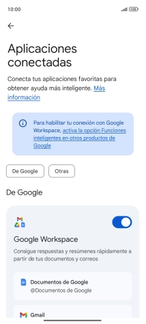 Pulsa el indicador junto a la extensión deseada para activar la función. Pulsa el indicador junto a la extensión deseada para activar la función.