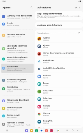 Pulsa la app deseada. Pulsa la app deseada.