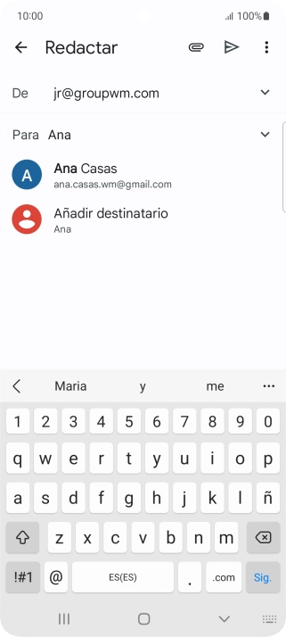 Pulsa el contacto deseado. Pulsa el contacto deseado.