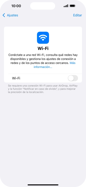 Pulsa el indicador junto a 