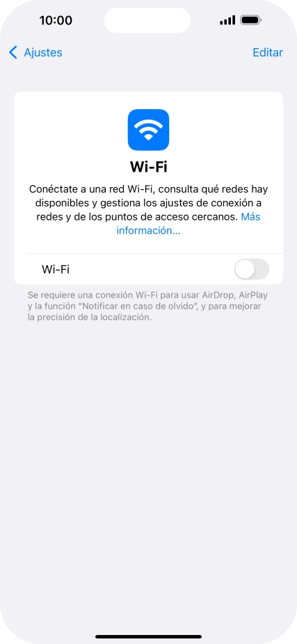 Pulsa el indicador junto a 