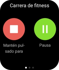 Pulsa Pausa para poner la actividad en pausa.