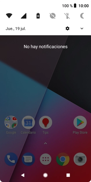 Pulsa la tecla de inicio para terminar y regresar a la pantalla de inicio. Pulsa la tecla de inicio para terminar y regresar a la pantalla de inicio.