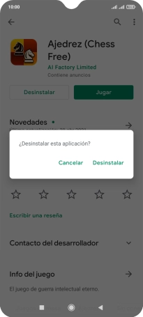 Pulsa Desinstalar. Pulsa Desinstalar.