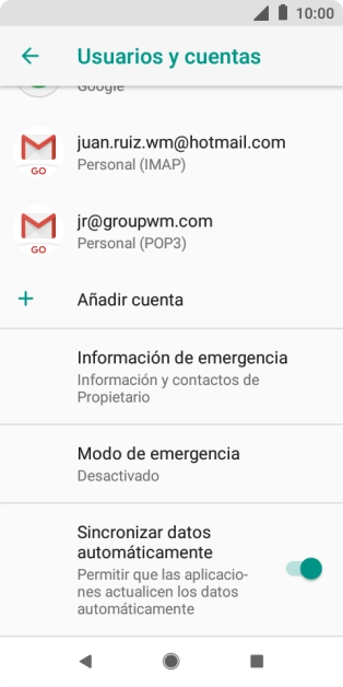 Pulsa el indicador junto a Pulsa el indicador junto a