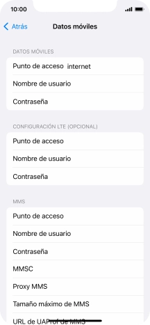 Pulsa Punto de acceso e introduce airtelwap.es. Pulsa Punto de acceso e introduce airtelwap.es.