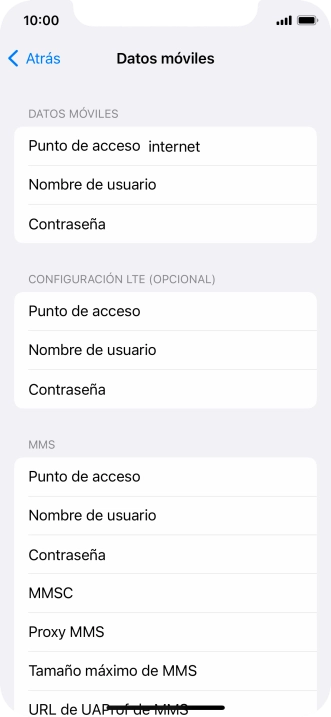 Pulsa Punto de acceso e introduce airtelwap.es. Pulsa Punto de acceso e introduce airtelwap.es.
