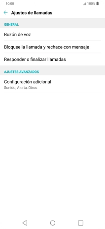 Pulsa Configuración adicional. Pulsa Configuración adicional.
