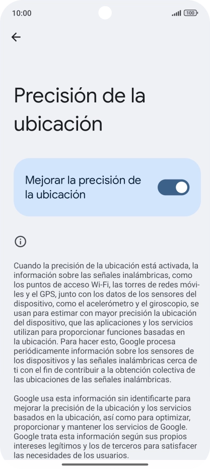 Si pulsas el indicador junto a Si pulsas el indicador junto a
