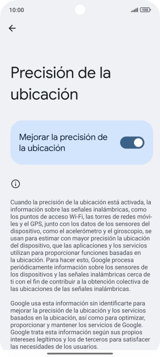 Si pulsas el indicador junto a Si pulsas el indicador junto a