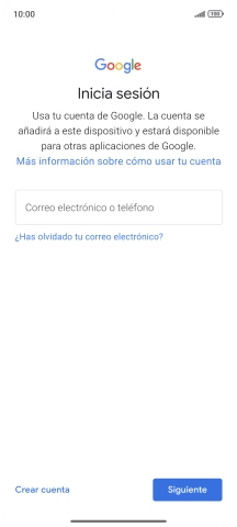 Si no tienes una cuenta de Google, pulsa Crear cuenta y sigue las indicaciones de la pantalla para ver cómo crear una cuenta nueva. Si no tienes una cuenta de Google, pulsa Crear cuenta y sigue las indicaciones de la pantalla para ver cómo crear una cuenta nueva.