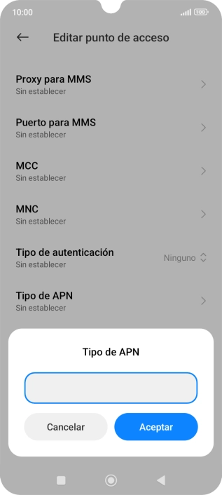 Introduce default y pulsa Aceptar. Introduce default y pulsa Aceptar.