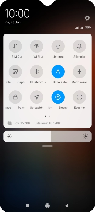 Pulsa Silenciar las veces que sean necesarias para activar o desactivar el modo silencioso.