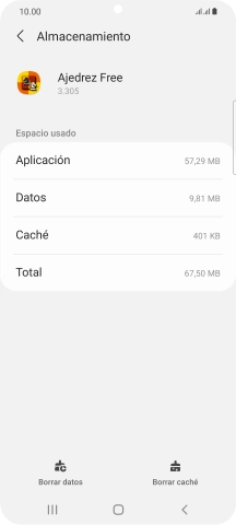 Pulsa Borrar caché. Pulsa Borrar caché.