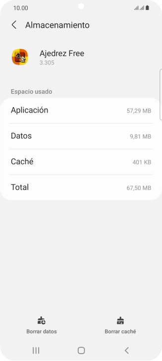 Pulsa Borrar caché. Pulsa Borrar caché.