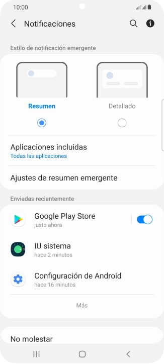 Pulsa Más.