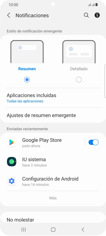 Pulsa Más.