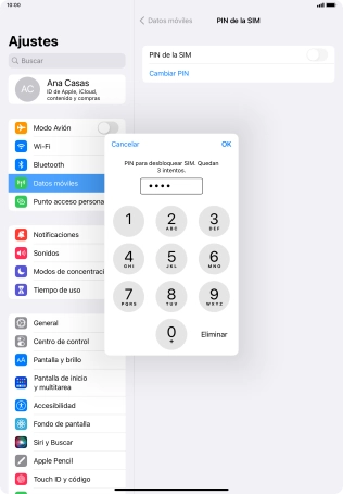 Introduce tu código PIN y pulsa OK. Introduce tu código PIN y pulsa OK.