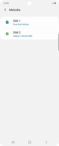 Pulsa el nombre de la tarjeta SIM. Pulsa el nombre de la tarjeta SIM.