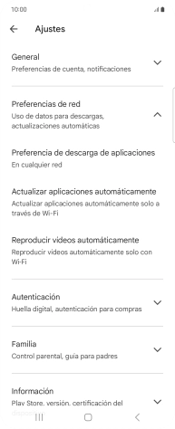 Pulsa Actualizar aplicaciones automáticamente. Pulsa Actualizar aplicaciones automáticamente.