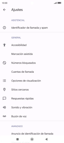 Pulsa Cuentas de llamada.