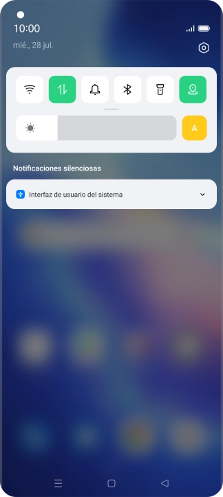 Pulsa Interfaz de usario del sistema.