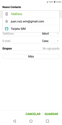 Pulsa Teléfono.