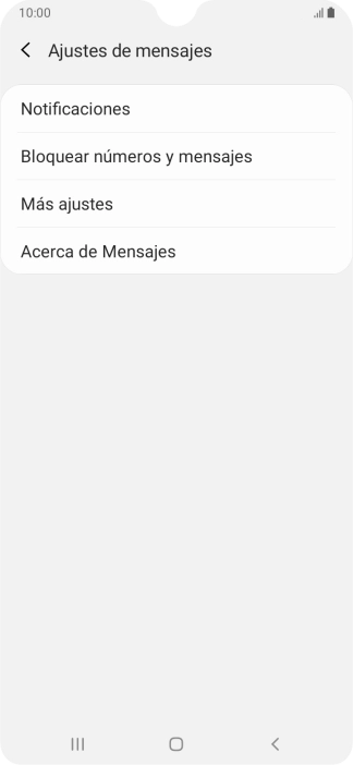 Pulsa Más ajustes. Pulsa Más ajustes.