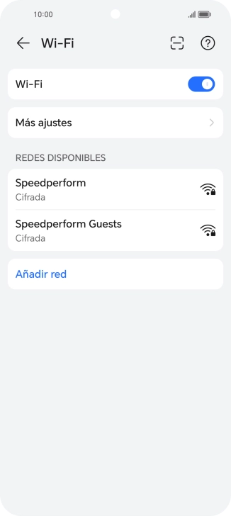 Pulsa Más ajustes.