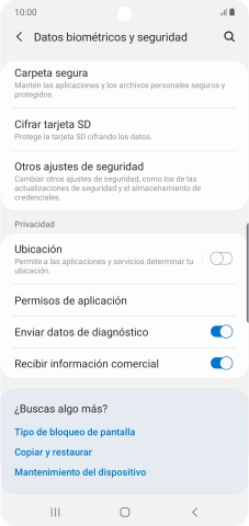 Pulsa Ubicación. Pulsa Ubicación.