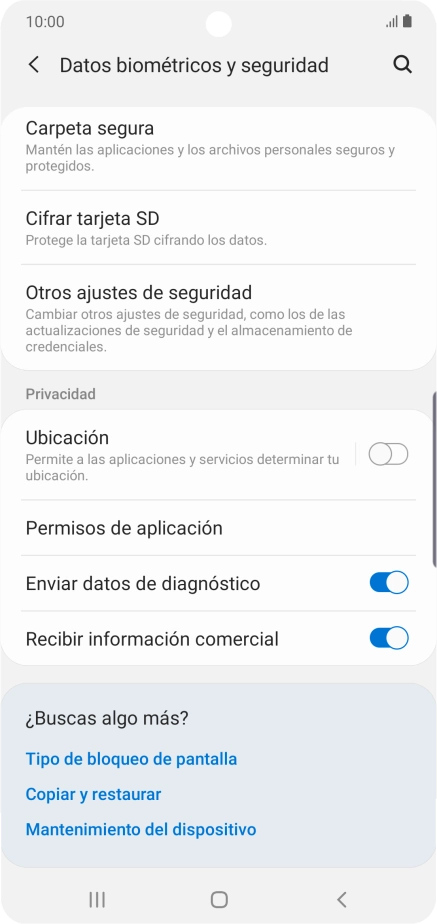 Pulsa Ubicación. Pulsa Ubicación.