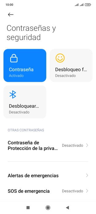 Pulsa Contraseña. Pulsa Contraseña.