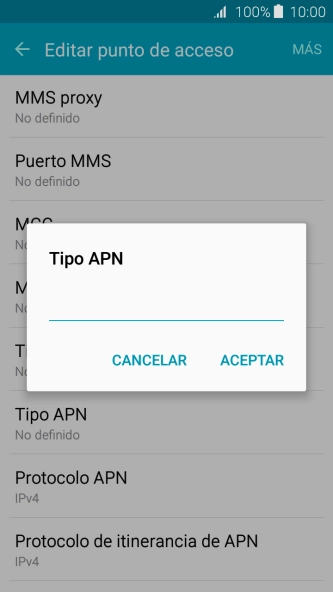 Introduce default y pulsa ACEPTAR. Introduce default y pulsa ACEPTAR.