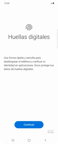 Pulsa Continuar.